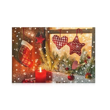 Markslöjd 704359 - Imagem decorativa LED CANVAS LED/0,18W/2xAA