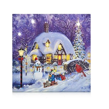 Markslöjd 704361 - Imagem decorativa LED CANVAS LED/0,18W/2xAA