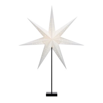 Markslöjd 704511 - Decoração de Natal SOLVALAA 1xE14/25W/230V branco/madeira