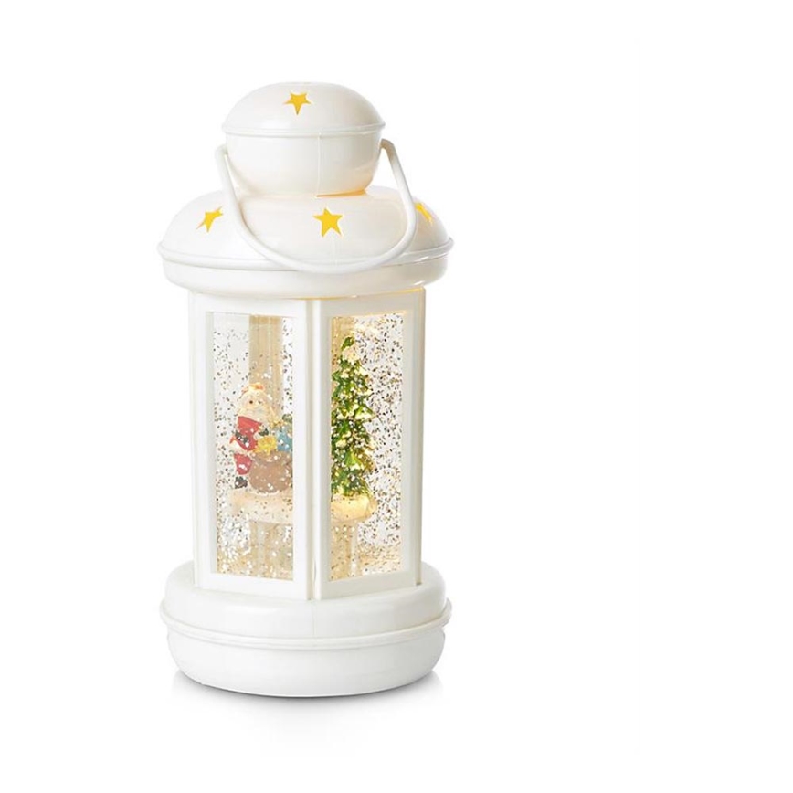 Markslöjd 704538 - Decoração de Natal LED COSY 2xLED/0,12W/3xAAA lanterna branco