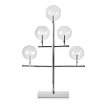 Markslöjd 704820 - Castiçal de Natal MAESTRO 5xE5/0,8W/230/12V cromado brilhante