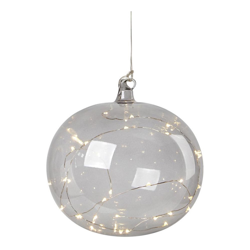 Markslöjd 704863 - Decoração de Natal LED LINA 20xLED/0,6W/4,5V cinzento