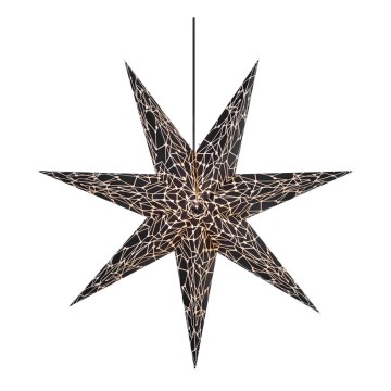 Markslöjd 704877 - Decoração de Natal KARLA 1xE14/25W/230V preto antigo 75 cm