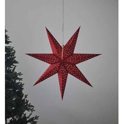 Markslöjd 704902 - Decoração de Natal CLARA 1xE14/6W/230V 75 cm vermelho