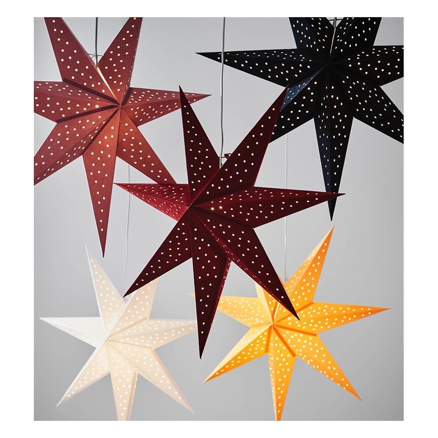 Markslöjd 704902 - Decoração de Natal CLARA 1xE14/6W/230V 75 cm vermelho