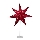 Markslöjd 704907 - Decoração de Natal CLARA 1xE14/25W/230V vermelho