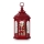 Markslöjd 704975 - Decoração LED de Natal ROLF LED/3xAA lanterna vermelha