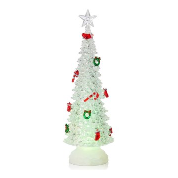 Markslöjd 705014 - Decoração de Natal LED HAGABERG 20xLED/0,5W/3xAAA prateada