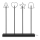 Markslöjd 705255 - Castiçal de Natal GINGER 4xE5/0,8W/12V preto