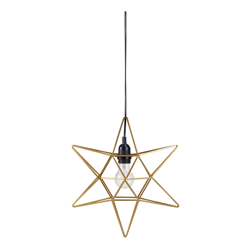 Markslöjd 705298 - Decoração de Natal CONTOUR 1xE27/40W/230V dourada