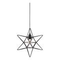 Markslöjd 705299 - Decoração de Natal CONTOUR 1xE27/40W/230V preto
