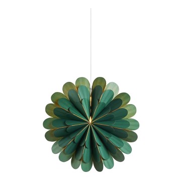 Markslöjd 705305 - Decoração de Natal MARIGOLD 1xE14/25W/230V 45 cm verde