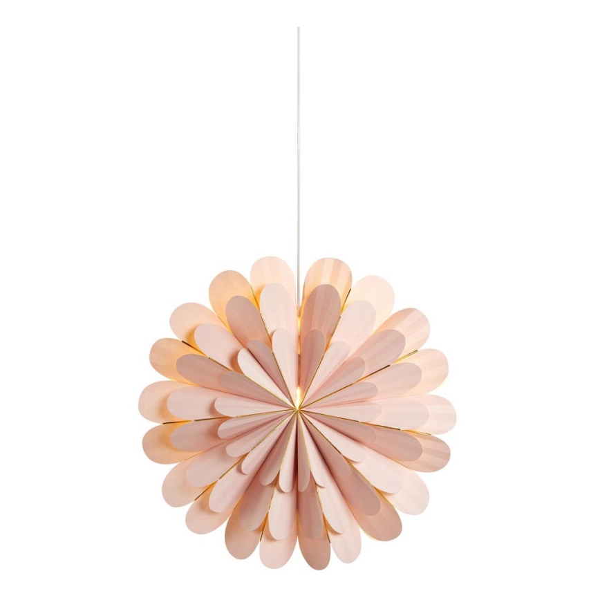 Markslöjd 705307 - Decoração de Natal MARIGOLD 1xE14/25W/230V 60 cm rosa