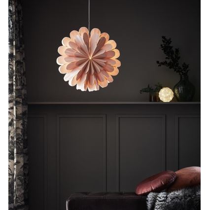 Markslöjd 705307 - Decoração de Natal MARIGOLD 1xE14/25W/230V 60 cm rosa
