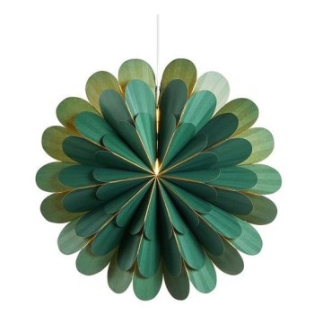 Markslöjd 705308 - Decoração de Natal MARIGOLD 1xE14/25W/230V 60 cm verde