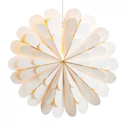 Markslöjd 705309 - Decoração de Natal MARIGOLD 1xE14/25W/230V d. 60 cm branco