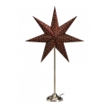Markslöjd 705313 - Decoração de Natal BAROQUE 1xE14/25W/230V 65 cm castanho