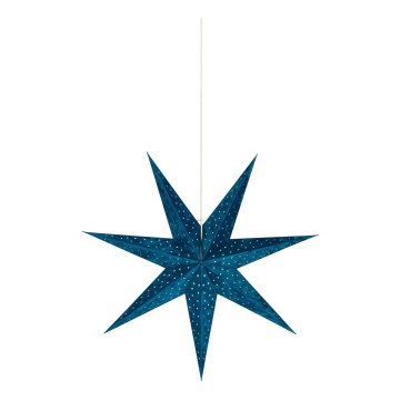 Markslöjd 705487 - Decoração de Natal VELOURS 1xE14/6W/230V 75 cm AZUL