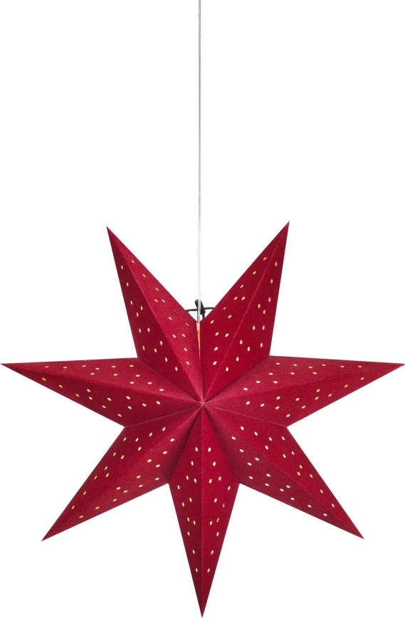 Markslöjd 705608 - Decoração de Natal LED BLINK LED/0,2W/3xAA diâmetro 45 cm vermelha