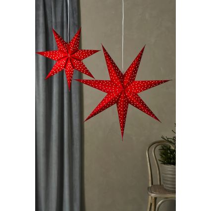 Markslöjd 705608 - Decoração de Natal LED BLINK LED/0,2W/3xAA diâmetro 45 cm vermelha