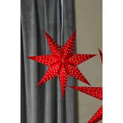Markslöjd 705608 - Decoração de Natal LED BLINK LED/0,2W/3xAA diâmetro 45 cm vermelha