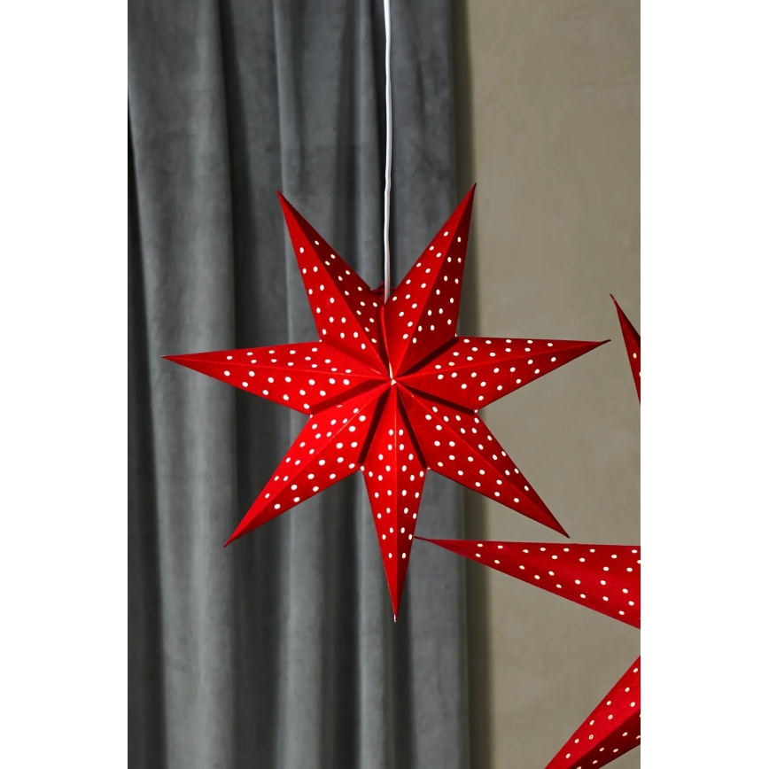 Markslöjd 705608 - Decoração de Natal LED BLINK LED/0,2W/3xAA diâmetro 45 cm vermelha