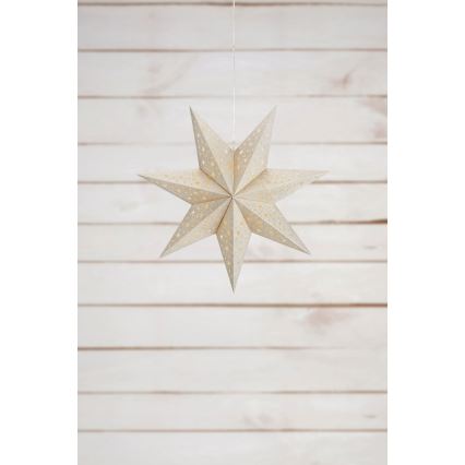 Markslöjd 705610 - Decoração de Natal LED BLANK LED/0,2W/3xAA diâmetro 45 cm dourada