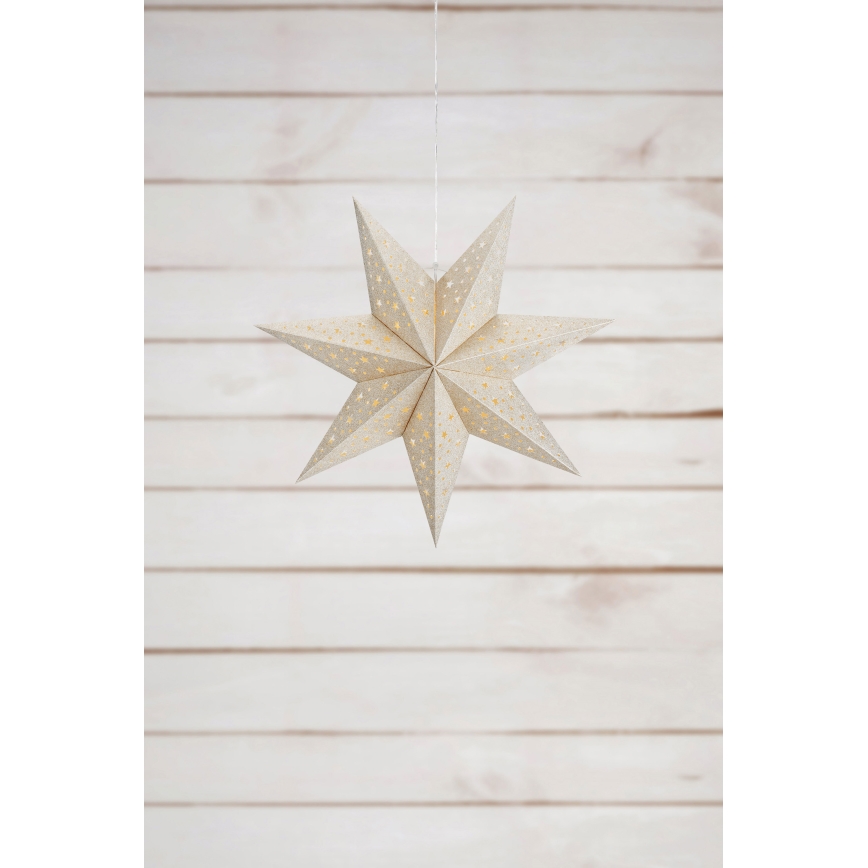 Markslöjd 705610 - Decoração de Natal LED BLANK LED/0,2W/3xAA diâmetro 45 cm dourada