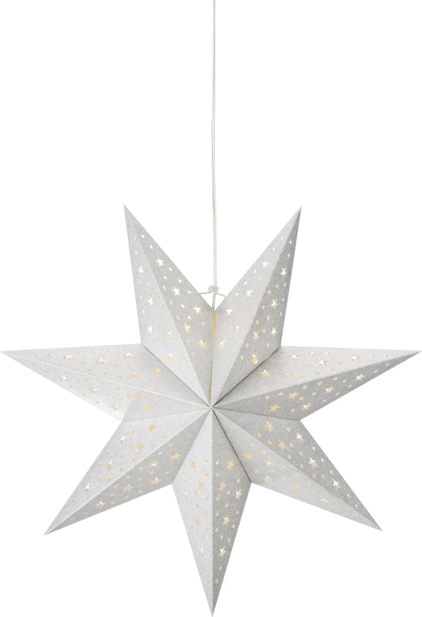 Markslöjd 705612 - Decoração de Natal LED BLANK LED/0,2W/3xAA Ø 45 cm prateada