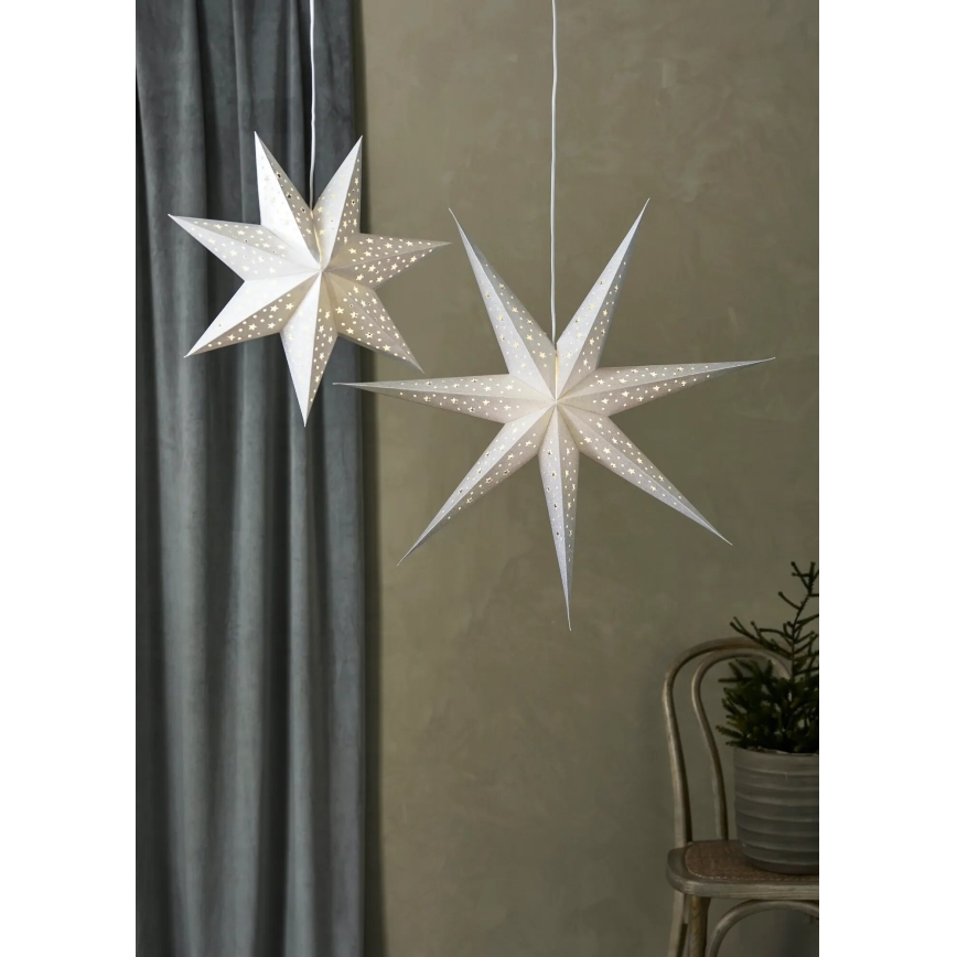 Markslöjd 705612 - Decoração de Natal LED BLANK LED/0,2W/3xAA Ø 45 cm prateada