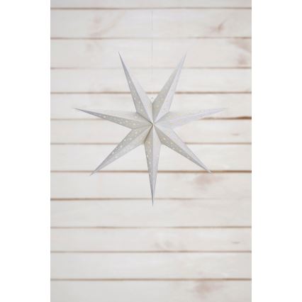 Markslöjd 705613 - Decoração de Natal LED BLANK LED/0,4W/3xAA 75 cm prateado