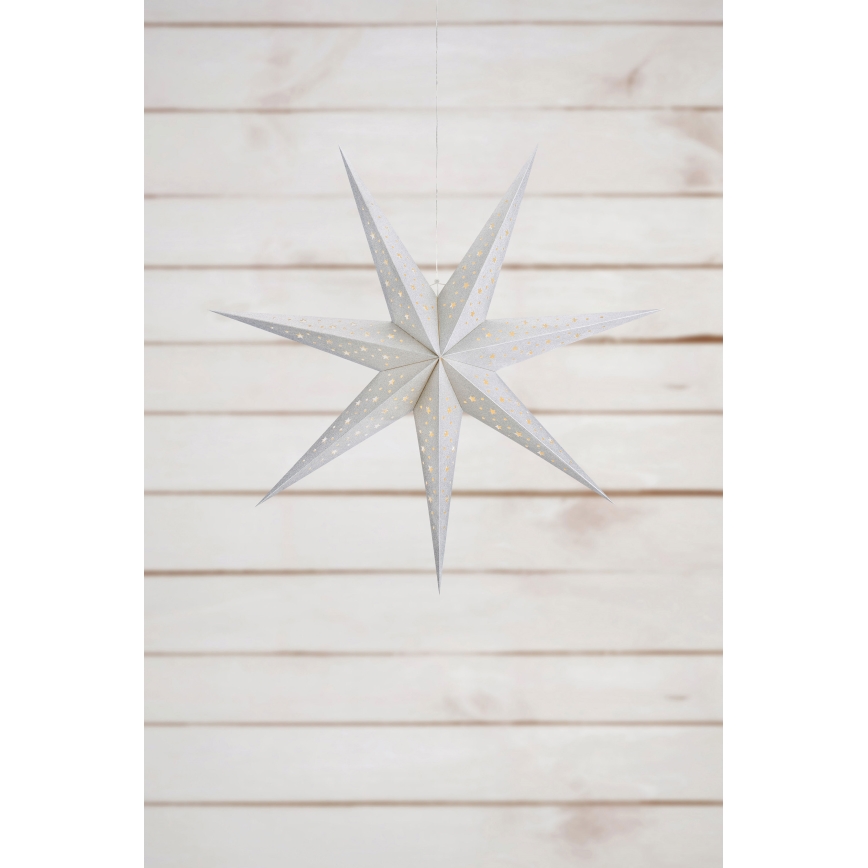 Markslöjd 705613 - Decoração de Natal LED BLANK LED/0,4W/3xAA 75 cm prateado