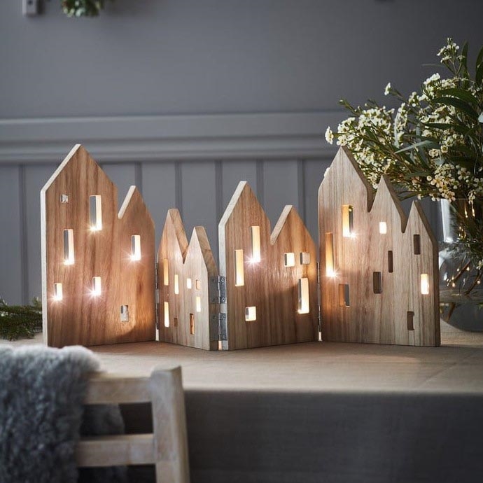 Markslöjd 705742 - Decoração de Natal LED VIEW 20xLED/0,06W/3V madeira