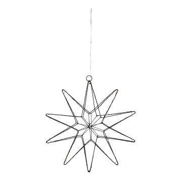 Markslöjd 705749 - Decoração de Natal LED GLEAM LED/0,6W/3xAA preta