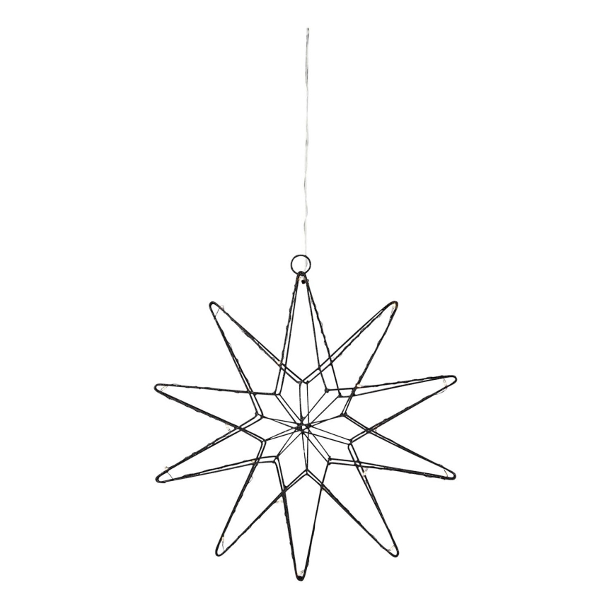 Markslöjd 705749 - Decoração de Natal LED GLEAM LED/0,6W/3xAA preto