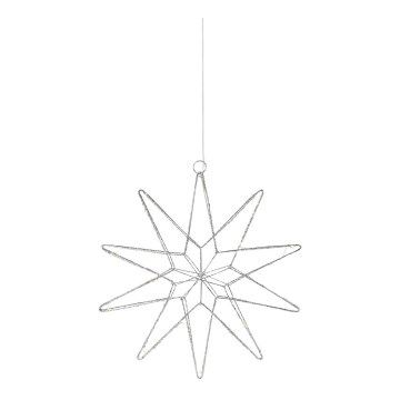 Markslöjd 705750 - Decoração de Natal LED GLEAM LED/0,6W/3xAA prateado