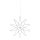 Markslöjd 705750 - Decoração de Natal LED GLEAM LED/0,6W/3xAA prateado