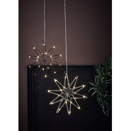 Markslöjd 705750 - Decoração de Natal LED GLEAM LED/0,6W/3xAA prateado