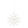 Markslöjd 705751 - Decoração de Natal LED GLEAM LED/0,6W/3xAA dourada