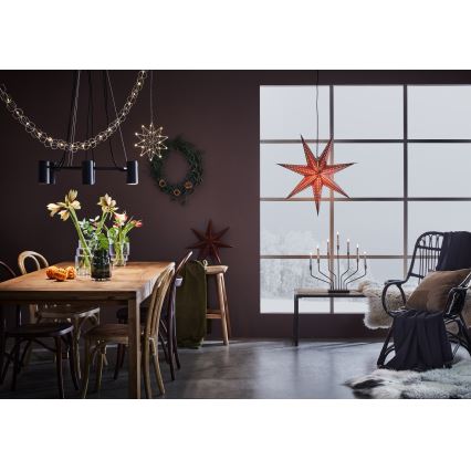 Markslöjd 705753 - Corrente decorativa LED SERVE LED/3xAA 1,9m prateado