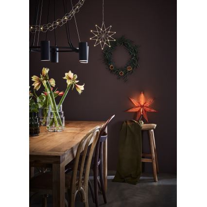 Markslöjd 705753 - Corrente decorativa LED SERVE LED/3xAA 1,9m prateado