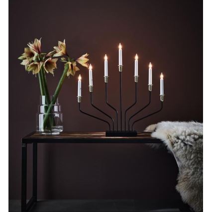 Markslöjd 705758 - Castiçal de Natal BROSA XL 7xE10/3W/230V