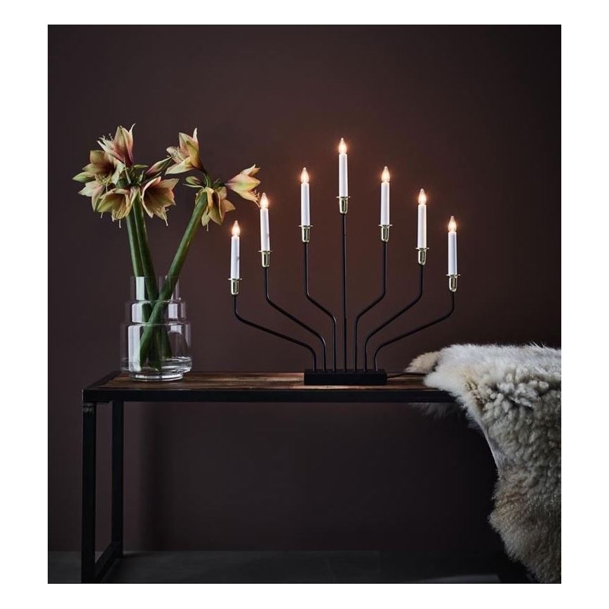 Markslöjd 705758 - Castiçal de Natal BROSA XL 7xE10/3W/230V
