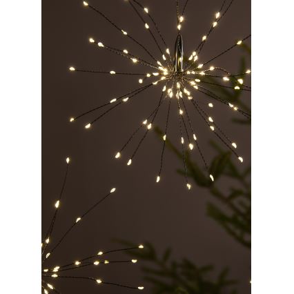 Markslöjd 705780 - Decoração exterior de Natal LED METEOR LED/4,8W/230V IP44 branco quente