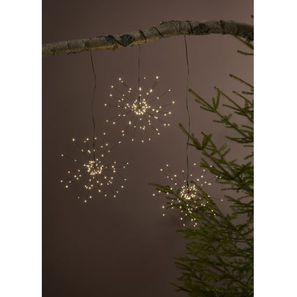 Markslöjd 705780 - Decoração exterior de Natal LED METEOR LED/4,8W/230V IP44 branco quente