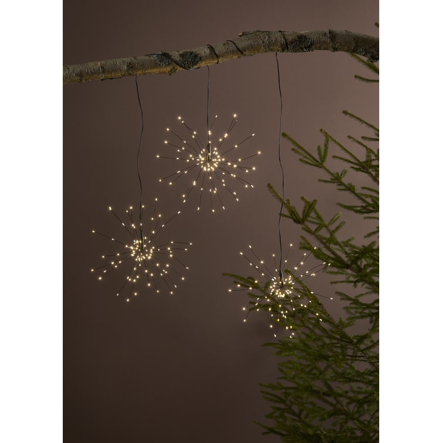 Markslöjd 705780 - Decoração exterior de Natal LED METEOR LED/4,8W/230V IP44 branco quente