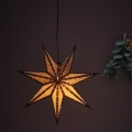 Markslöjd 705793 - Decoração de Natal GLITTER 1xE14/25W/230V d. 45 cm bronze