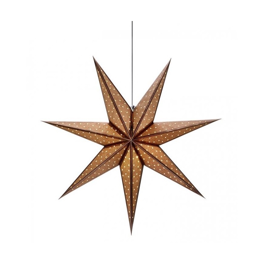Markslöjd 705793 - Decoração de Natal GLITTER 1xE14/25W/230V d. 45 cm bronze