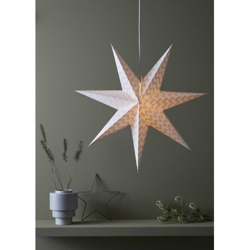 Markslöjd 705804 - Decoração de Natal ADMIRA 1xE14/25W/230V diâmetro 60 cm branco