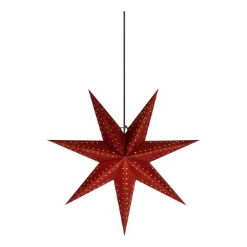 Markslöjd 705807 - Decoração de Natal EMBLA 1xE14/6W/230V Ø 45 cm vermelha
